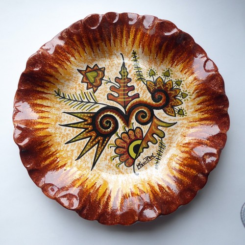 Plat faïence fouillen - en,