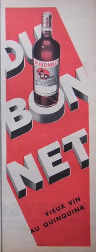 Publicité 1956 dubonnet vieux - 1956,