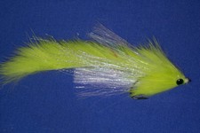 Mouche / Streamer chartreuse pour les Prédateurs  (Brochet-Zonker)