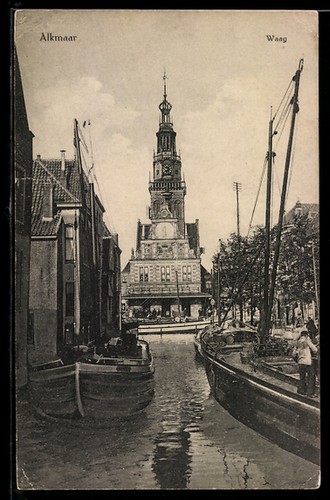 Alkmaar balance canal avec - et,