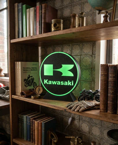 Enseigne kawasaki racing - kawasaki,