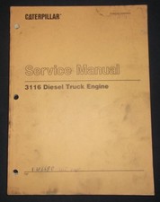Cat Caterpillar 3116 Diesel Diable Moteur Service Magasin Réparation Manuel S/N
