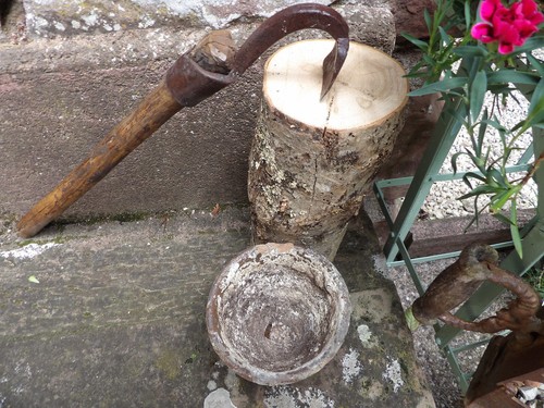 Ancien pot terre - en,