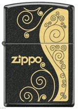 ZIPPO ★ BLACK CRACKLE