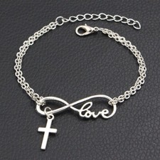 Bracelet Croix Amour Infini