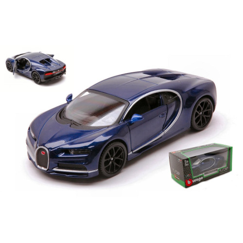 Bugatti chiron 2016 blue 32 - blue, 1:32