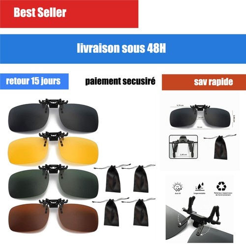 Clip solaire polarisé