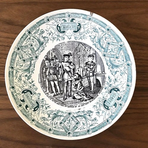 Ancienne assiette parlante