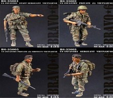 1/35 4pcs Resin Model Kit USMC
