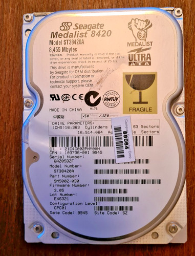 Disque dur seagate medalist - disque,