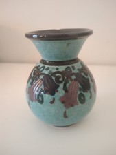 Paul Jacquet Vase en céramique à décor polychrome