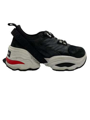Baskets cuir noir dsquared2 - en,