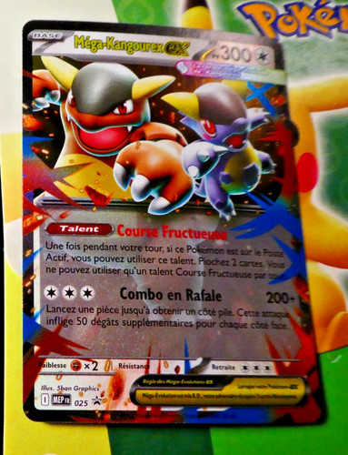 Pokemon card holo carte - holo, mega