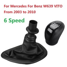 6 Levier de Vitesse Pommeau pour Mercedes Vito Viano W639 03-10, Sprinter II 906