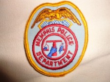 police américaine !!! insigne écusson Memphis police department 