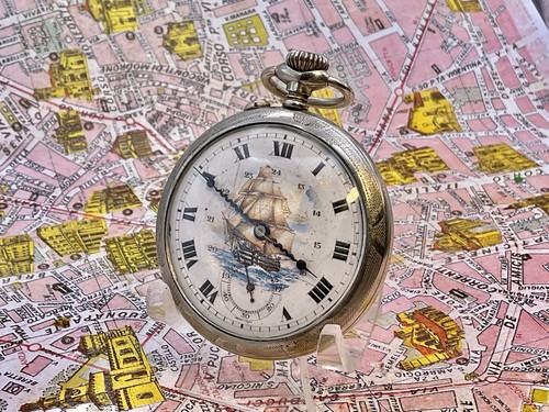 Alpha horloge poche ancora - de,