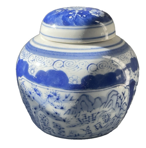 Pot gingembre porcelaine - gingembre,