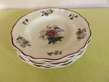 6 assiettes creuses anciennes