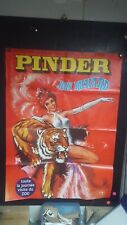 AFFICHE  CIRQUE PINDER  157 X