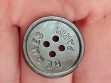HERMÈS PARIS BOUTON EN NACRE VÉRITABLE Diam 18mm  AUTHENTIQUE