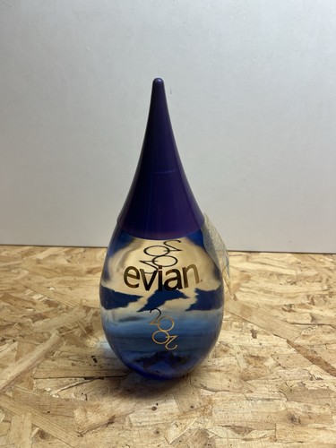 Bouteille eau verre evian - verre,