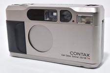 🌸Tout fonctionne [PRESQUE COMME NEUF] Contax T2 Titan Silver 35mm Film...