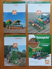 lot 4 Brochures prospectus AMAZONE semoir et charrue