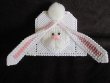 Hand Made White & Pink Crochet