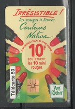 TÉLÉCARTE 50 - YVES ROCHER - ROUGES à LÈVRES - LUXE - Maquillage Beauté