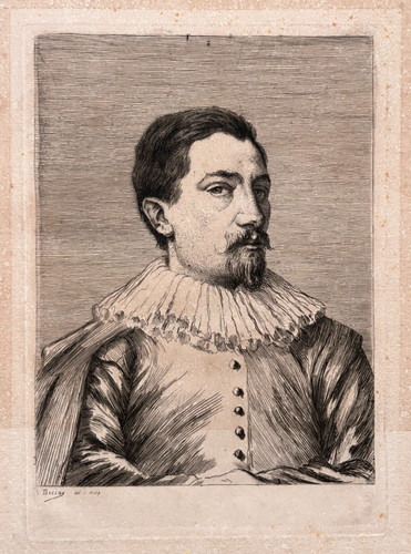 Homme collerette portrait - homme,
