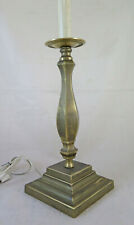 Ancienne Lampe De Table En Bronze Abat-Jour En Bronze Artisanal CH35