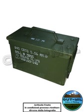 Coffre Militaire Porte-Munitions Box Tg 2° Usagé Original Armée Américaine