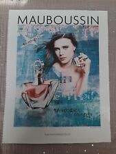 Publicité papier Parfum. Perfume Ad Mauboussin pour elle de 2011