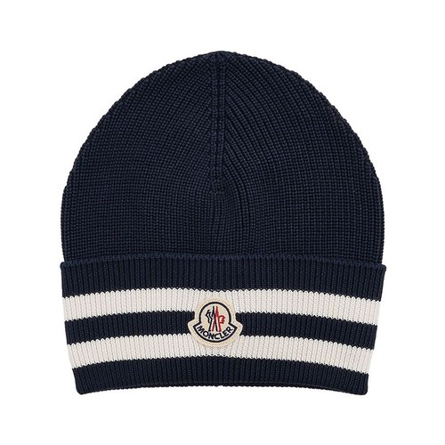 Moncler bonnet rayures - bonnet, pour