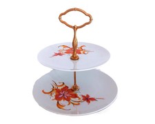 Serviteur muet / Presentoir à gâteaux vintage / Années 70 / Porcelaine Bavaria