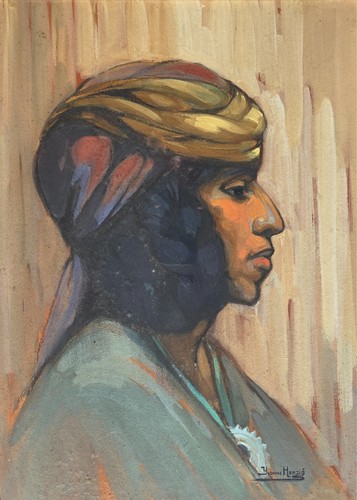 Tableau orientaliste yvonne - tableau,