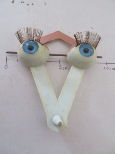 Paire yeux dormeur bleu ancien - paire,