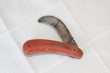 couteau collect poche champignons ancien rouge  BAHCO PRADINES P20 - 11 cm  - BE