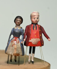 C1880 miniature wood carved - c1880,