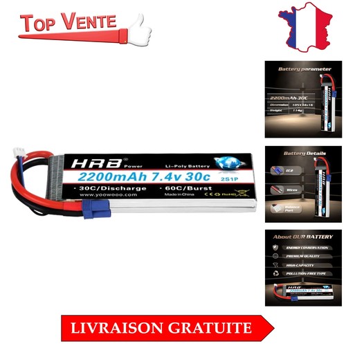 Hrb 2200mah 30c batterie - 2200mah,
