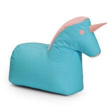 Licorne Pouf pour Enfants Fauteuil Avec Eps Perles Remplissage Housse Lavable