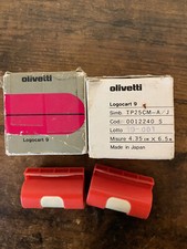 Olivetti Logos 9 Calculatrice Vintage 10 Rouleaux de papier bande Logocart 9