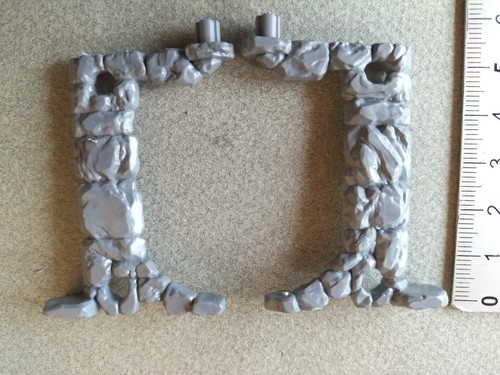 Stone arch door frame - stone, door-frame