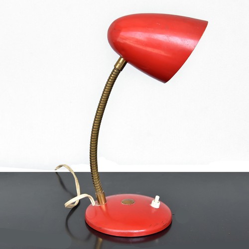 Lampe bureau laque rouge - de,