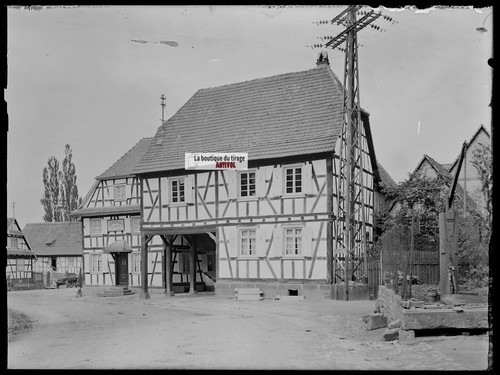 Plaque verre photo - de,