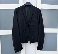 UltraRare & Great Dior Homme SS09 Double Breasted Cropped Waxed Blazer