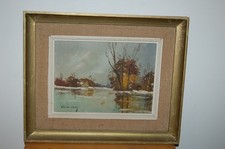 HUILE SUR ISOREL PAYSAGE NEIGE