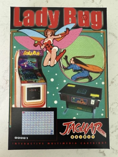 Atari jaguar ladybug cartridge - ladybug,