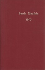 BOTTIN MONDAIN 1970 - ANNUAIRE DES GRANDES FAMILLES FRANÇAISES, DES CHÂTEAUX...