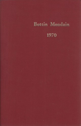 Bottin mondain 1970 annuaire - -,